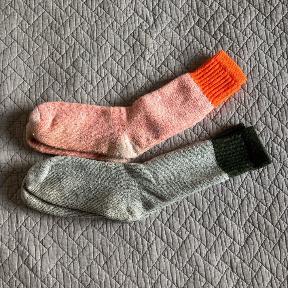 Lot of 7 Warm Men’s Socks Size 9-12